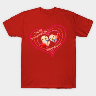 Happy Valentine’s Day Tweatheart!  Two love birds T-Shirt